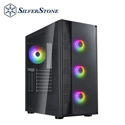 SilverStone 銀欣 FARA B1 PRO V2 簡潔時尚ARGB燈效鋼化玻璃中塔式ATX機殼