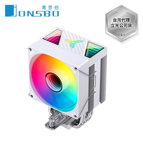 JONSBO 喬思伯 CR1400 V2 CPU散熱器 白色 TDP:180W 3年保(無限鏡/4導管/高度133mm)