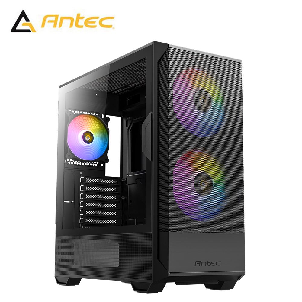 Antec 安鈦克   NX416L(W) USB3.0 / TYPE-C / 160mm ARGB 風扇 x2 ATX 電腦機殼