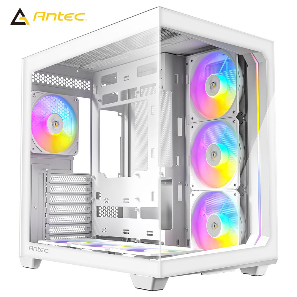 Antec 安鈦克   C5 ARGB(W) ATX 白色 背插式 電腦機殼