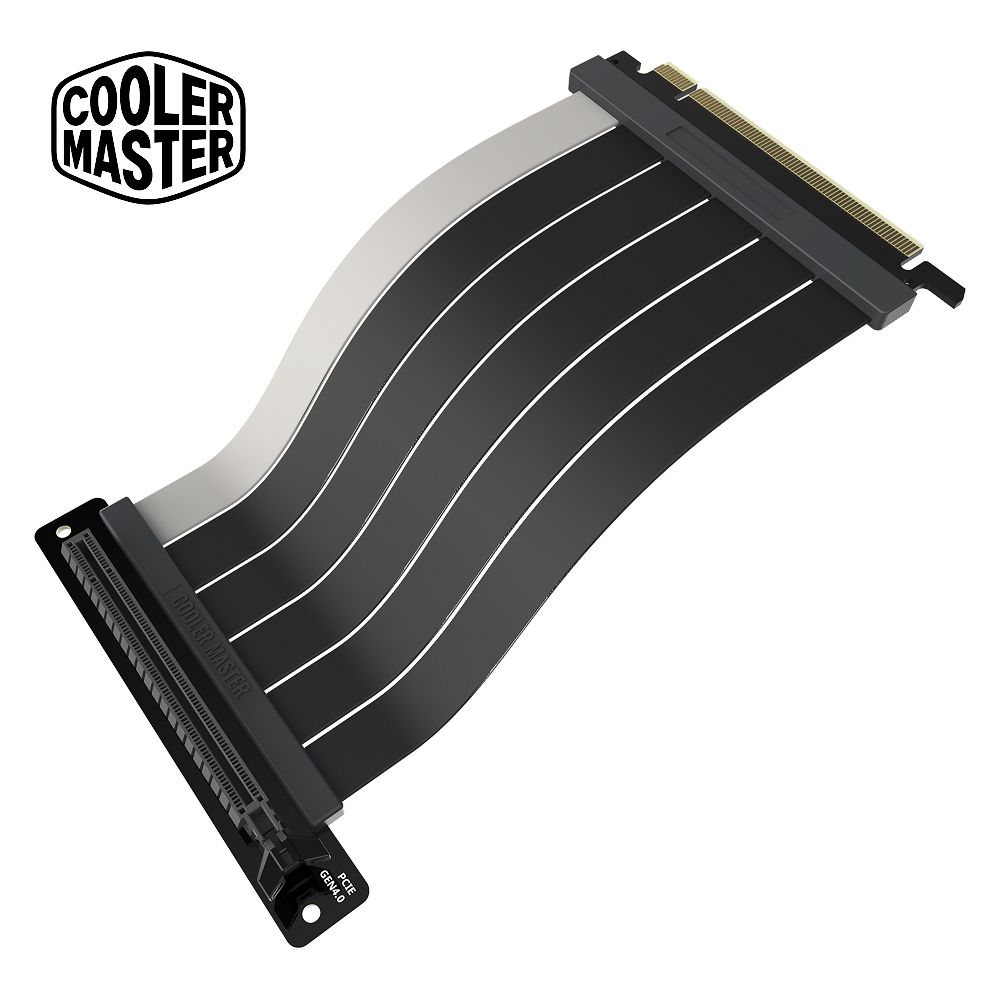 Cooler Master 酷碼 Master Accessory PCIE 4.0 X 16 延長線 200mm V2 黑色