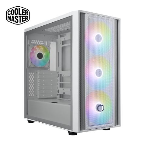 Cooler Master 酷碼 MasterBox 600 White ARGB 機殼 白色版