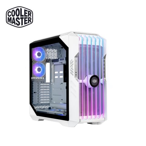 酷碼Cooler Master HAF 700 EVO 電腦機殼(白色)/強化玻璃側板/內含20cm 風扇*2 + 12cm ARGB 風扇*3