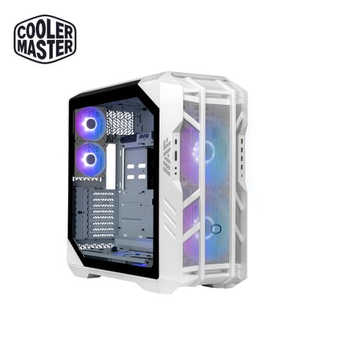 酷碼Cooler Master HAF 700 電腦機殼(白色)/強化玻璃側板/內含20cm ARGB 風扇*2 + 12cm ARGB 風扇*3