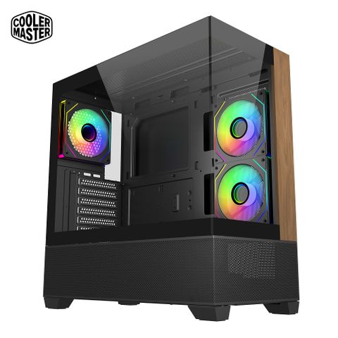 Cooler Master Elite 690 全景玻璃 ARGB 機殼 黑色