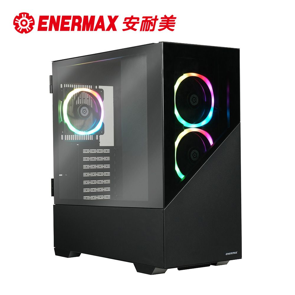 ENERMAX 安耐美   K8 鋼化玻璃 ATX ARGB 電腦機殼 (ECA-EK8-BB-ARGB)