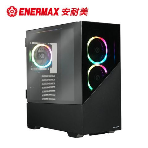 ENERMAX 安耐美 K8 鋼化玻璃 ATX ARGB 電腦機殼 (ECA-EK8-BB-ARGB)