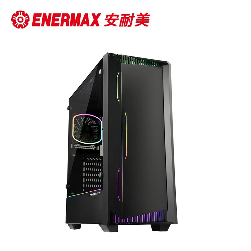 ENERMAX 安耐美  LL30 電光戰士 ARGB 電腦機殼+幻彩晶蝶 240 黑 水冷