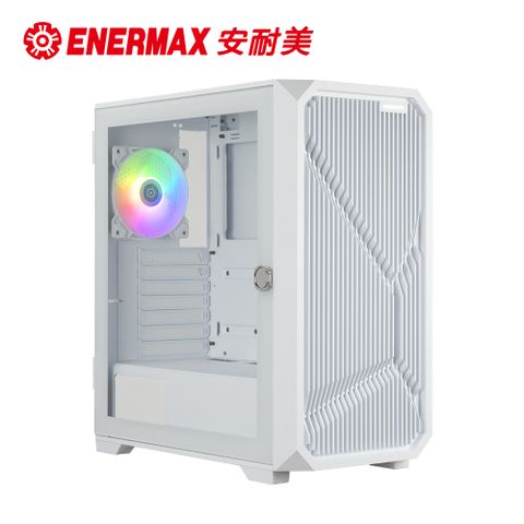 ENERMAX 安耐美 ENERPAZO EP237 mATX ARGB 電腦機殼 白 (ECA-EP237-WW-ARGB)