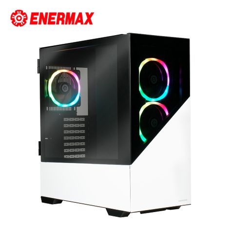 ENERMAX ENERMAXK8 ARGB 中直立式機殼 (白)