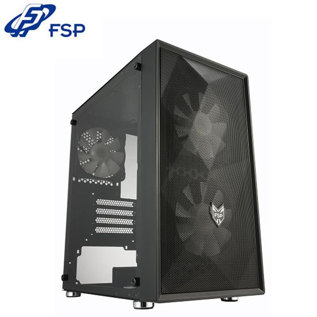 FSP 全漢    CST130 Basic USB3.0 x2  壓克力側板 風扇 x3 鐵網進風 M-ATX 電腦機殼