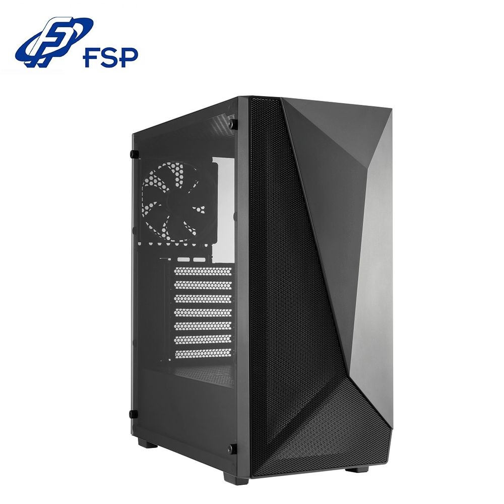 FSP 全漢   CMT195B 4風扇  壓克力透側 鐵網進風 ATX 電腦機殼