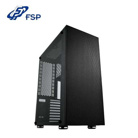 FSP 全漢 CUT610 USB3.0 x2 / TYPE-C / 14cm 風扇 x5 E-ATX 黑色 9插槽 電腦機殼