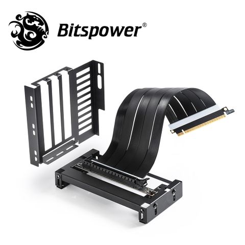 【Bitspower】PCI-E 4.0 x16 延長線（含顯示卡直立支架）