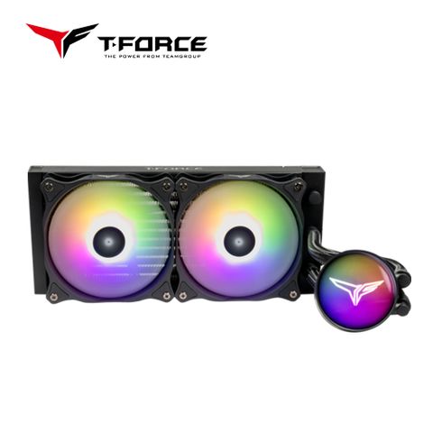 Team 十銓 T-FORCE SIREN GD240E ARGB 一體式水冷(黑)