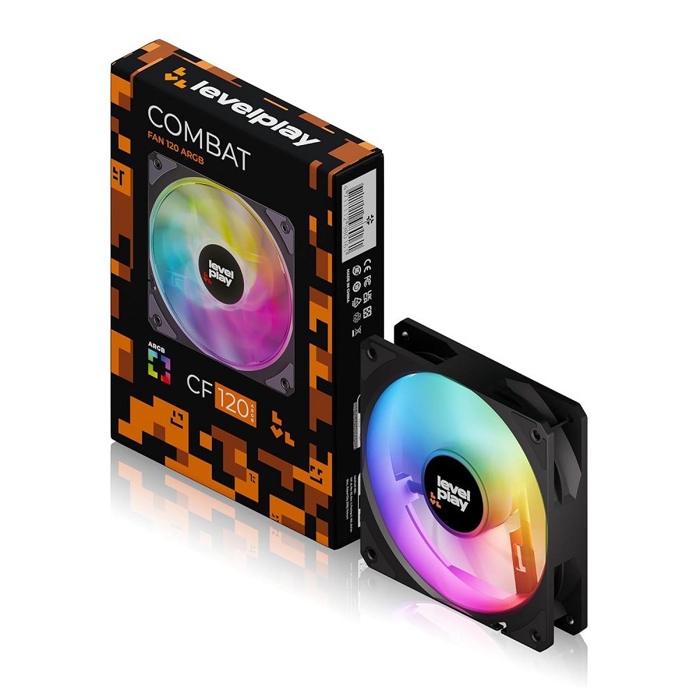 Levelplay 銳玩 CF120 ARGB 12cm 風扇 黑