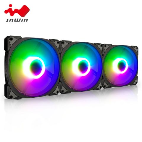 IN WIN 迎廣 AN140 黑色 ARGB風扇 3顆裝組