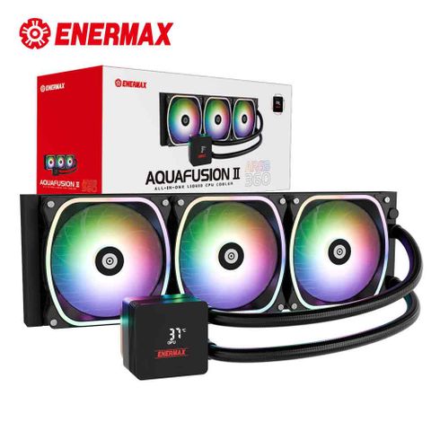 ENERMAX 保銳 AQUAFUSION II ARGB 360 CPU 水冷排 散熱器