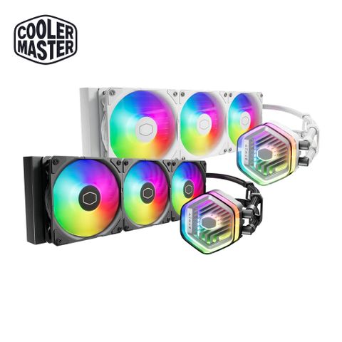酷碼Cooler Master MasterLiquid 360 Atmos ARGB 水冷/厚:5.2/雙腔冷頭/水管固定夾/5年