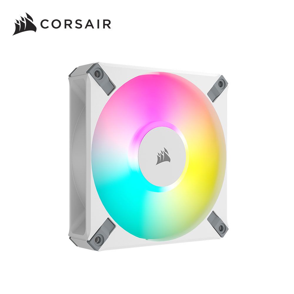 CORSAIR 海盜船   AF120 RGB ELITE 白色機殼風扇-單入