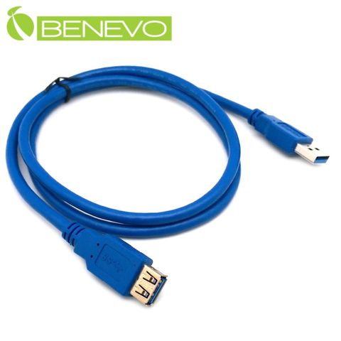 BENEVO 1米 USB3.0超高速雙隔離延長線 [BUSB3100AMF(無包覆)]