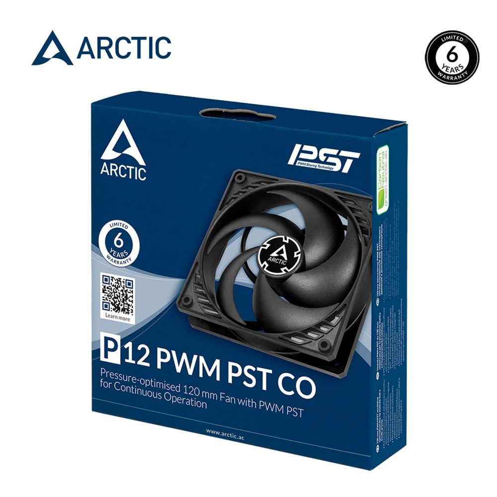 ARCTIC P12 PWM PST CO 日系軸承長效系統風扇 (12公分)