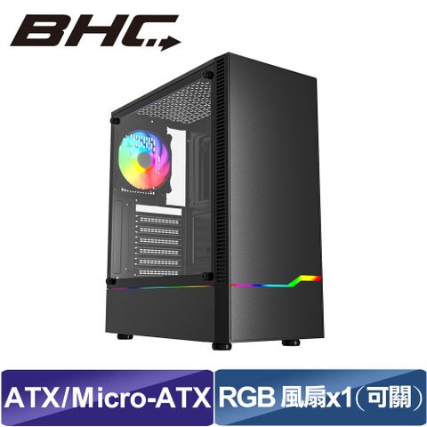 【BHC 秉鑫電腦】G31 電腦機箱 黑色