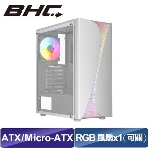 【BHC 秉鑫電腦】G47 電腦機箱 白色