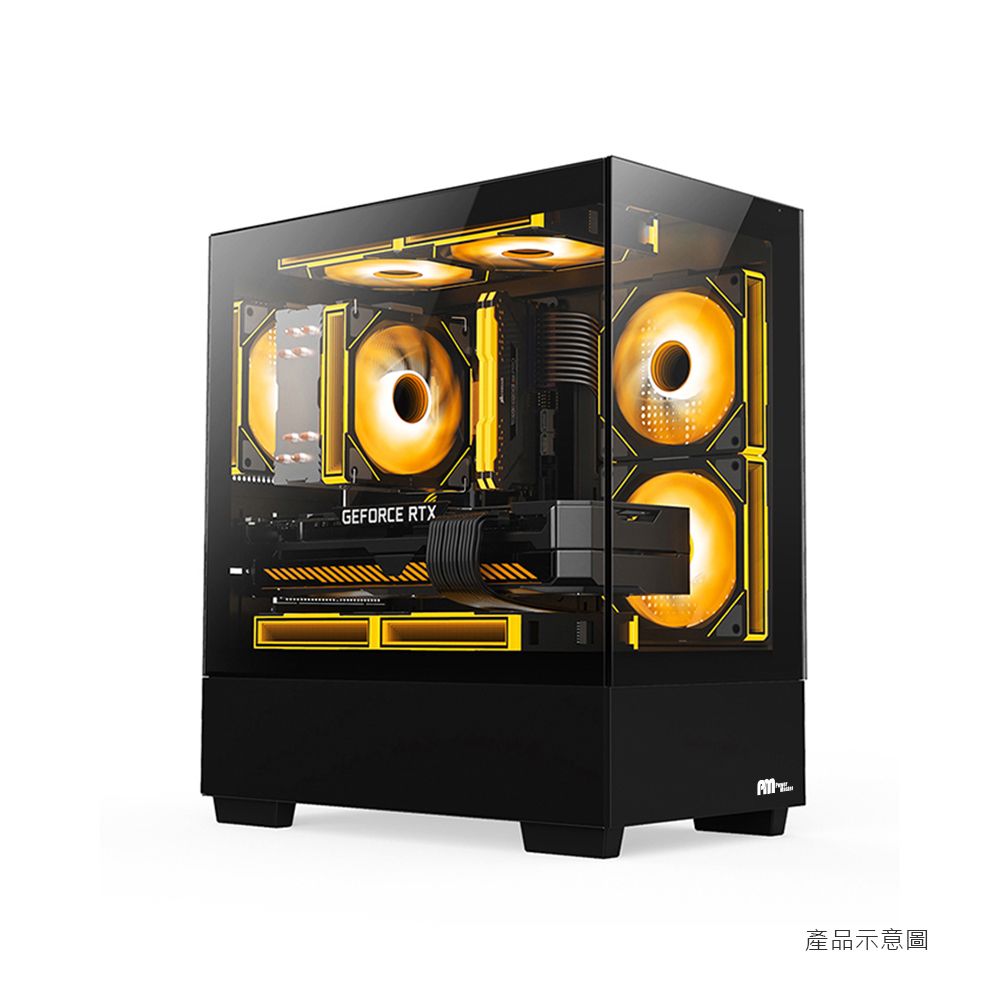  V400景觀 白色電腦機殼 M-ATX 電腦機殼 機箱