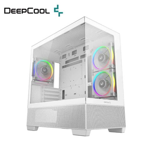DEEPCOOL 九州風神 CG380 3F WH M-ATX電腦機殼