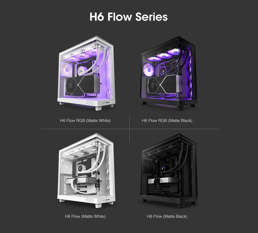 Flow SeriesH6 Flow RGB (Matte White)H6 Flow RGB (Matte Black)H6 Flow (Matte White)H6 Flow (Matte Black)