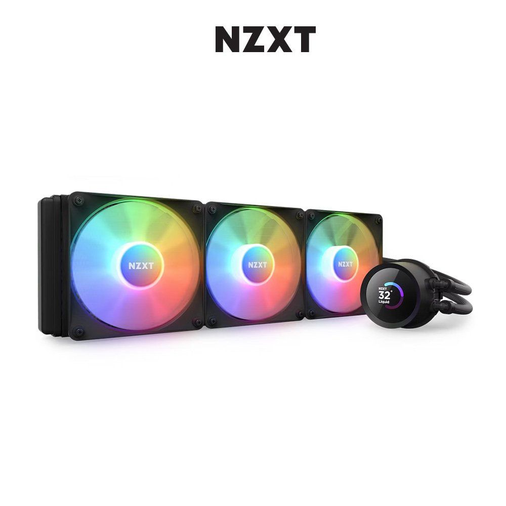 NZXT 恩傑  Kraken 360 RGB 液晶水冷 黑+ C750 金牌