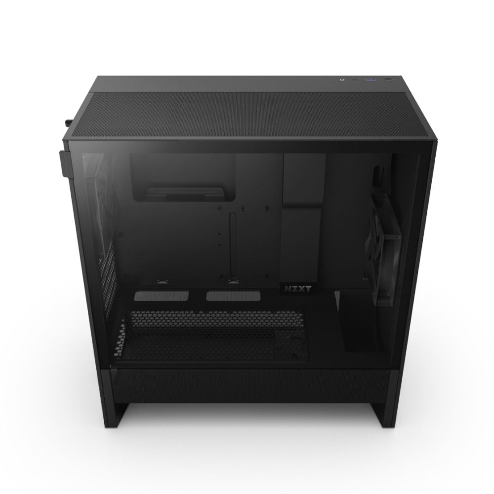 NZXT 恩傑 【NZXT美商恩傑】ALL NEW H5 FLOW 純白/純黑(2024新/王者散熱/隱藏式電源/雙水冷/內建新渦輪靜音扇)