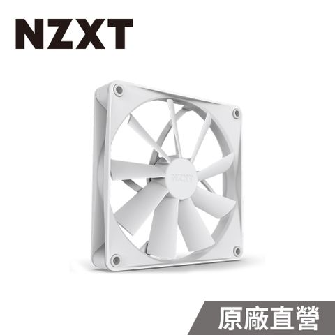 NZXT 美商恩傑 F140Q 靜音扇 14公分 白色 (4Pin 通用接頭 / RF-Q14SF-B1 / 保固 6 年)