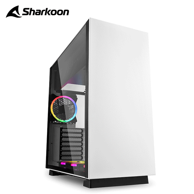 Sharkoon 旋剛 PURE STEEL RGB wh 鋼鐵者(白) RGB 電腦機殼