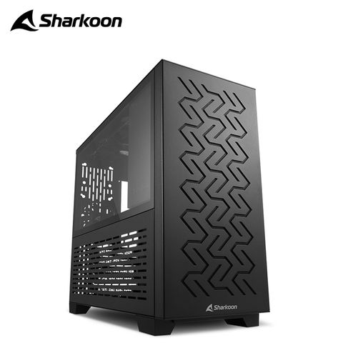 Sharkoon 旋剛 MS-Z1000 bk 玻璃側板 M-ATX 四風扇 電腦機殼