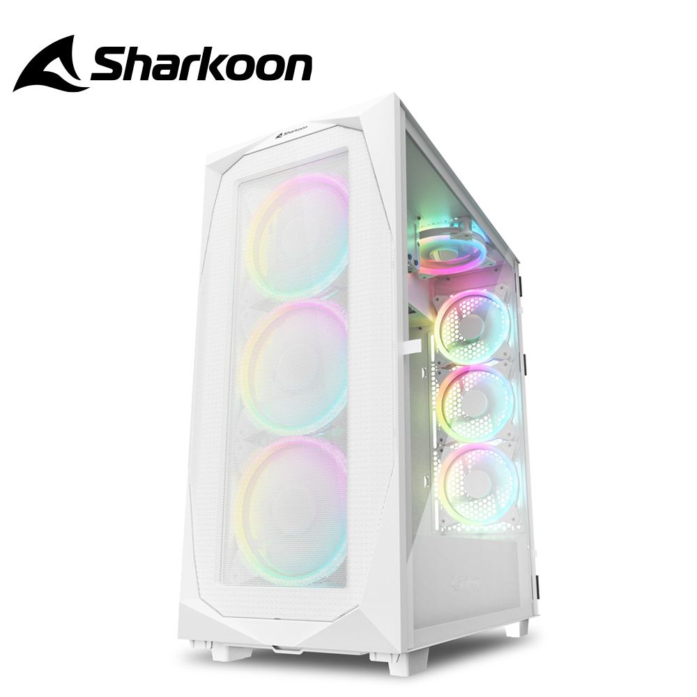 Sharkoon 德國旋剛REV300 White 電腦機殼(白) - PChome 24h購物