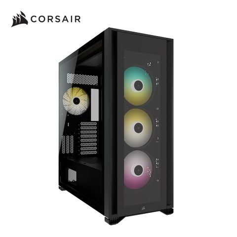 海盜船 CORSAIR iCUE 7000X RGB Tempered Glass Full-Tower ATX 黑 電腦機殼