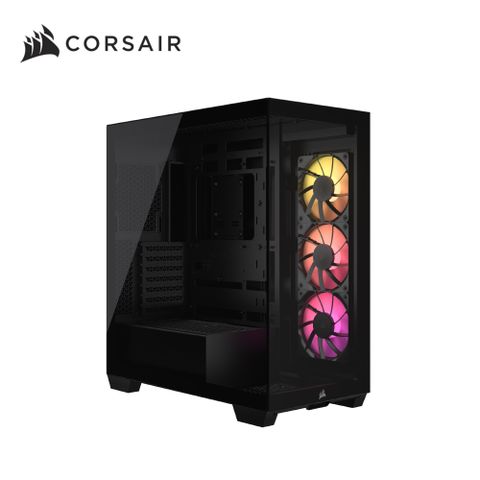 CORSAIR 海盜船 3500X 強化玻璃機殼(黑)