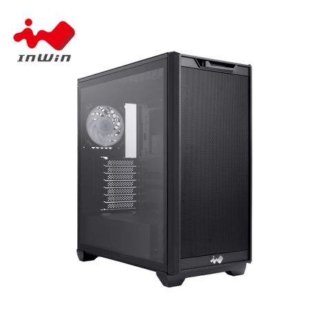 迎廣 InWin D5 側透強化玻璃 支援背插【黑】E-ATX電競機殼