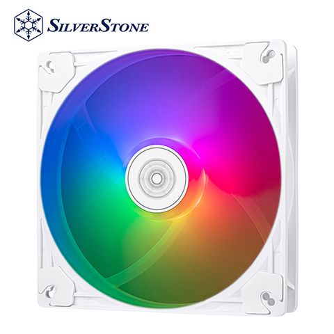 SilverStone 銀欣 VISTA 140 ARGB (白色) 140mm混合式高效能ARGB散熱風扇