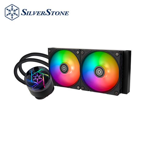 SilverStone 銀欣 NovaPeak 240 ARGB 一體式水冷散熱 ARGB燈光效果