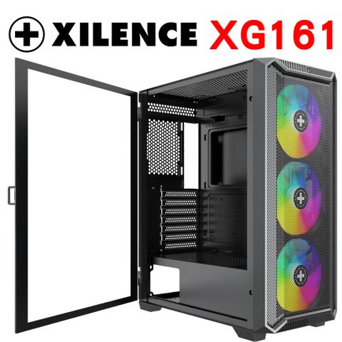 德商Xilence XG161 BLADE II 磁吸透明側板機殼(內含3個12公分 ARGB風扇)