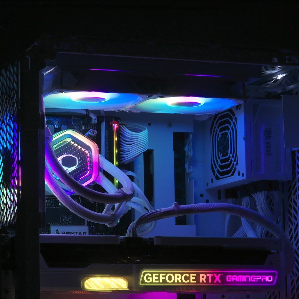 Cooler Master 酷碼 MasterLiqiud 240 Atmos White 白色 水冷散熱器