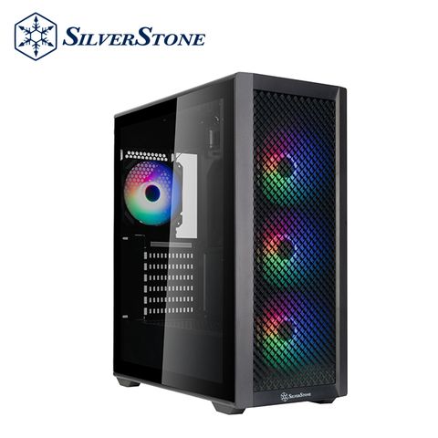 銀欣 ARA 515XR      支援雙散熱器 RGB ATX機箱 黑色