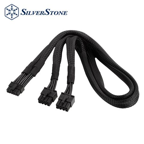 SilverStone 銀欣 PP12-EPS 2 x EPS 8 pin (PSU) 轉12 pin (GPU) 電源線