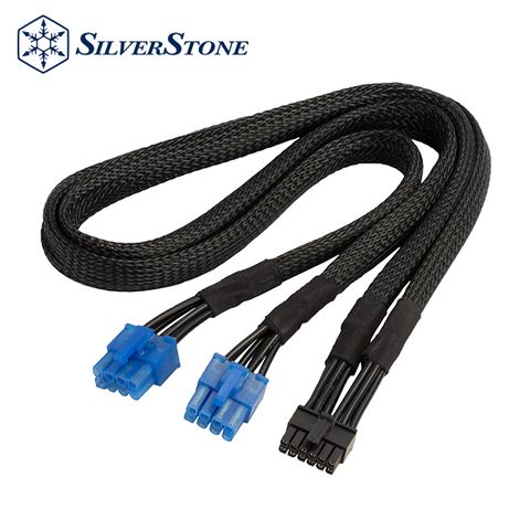 SilverStone 銀欣 PP12-PCIE 2 x PCIe 8 pin (PSU) 轉12 pin (GPU) 電源線