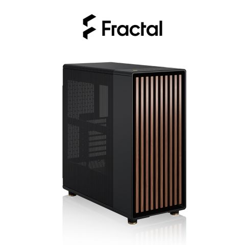 Fractal Design North Chalk/Charcoal 胡桃木/橡木 ATX機殼