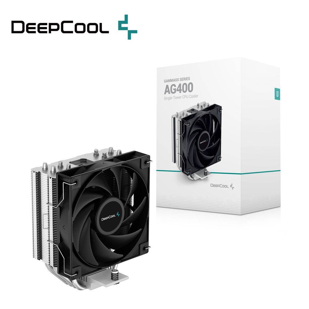 DEEPCOOL 九州風神   AG400 四導管 支援 LGA1700 AM5 CPU 高效能 散熱器