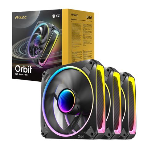 Antec 安鈦克 Orbit 120 ARGB 3PK 機殼風扇